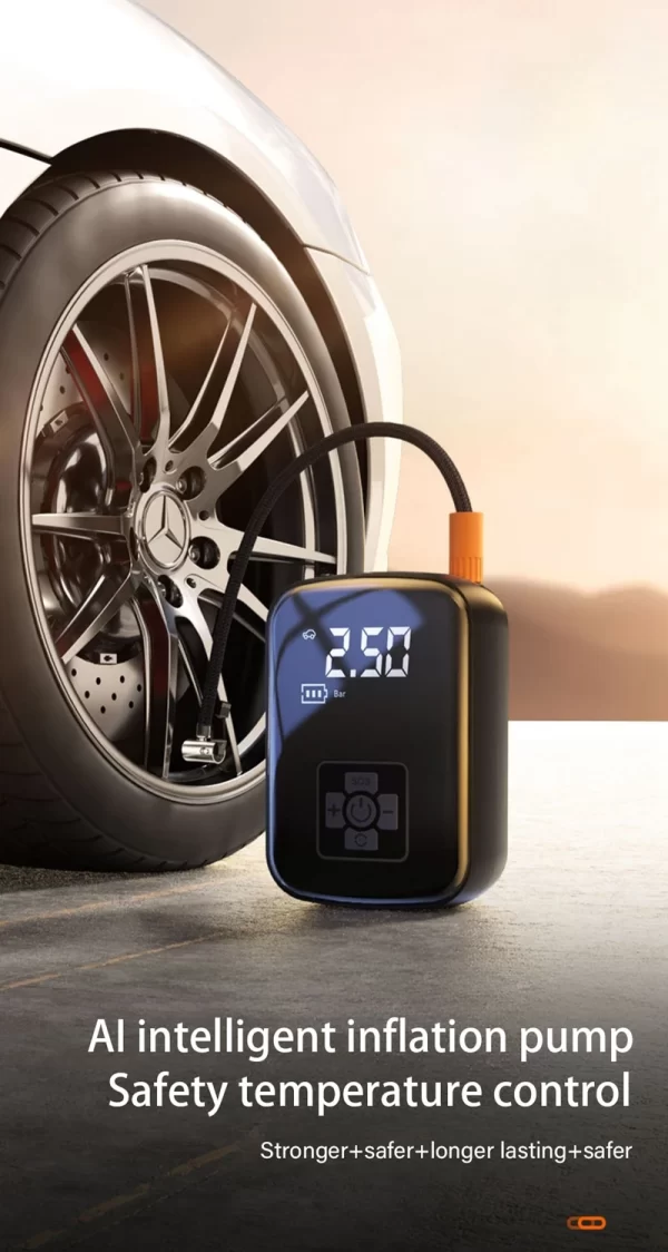 1pc Wireless Car Air Compressor Air Pump Electric Tire Inflator Pump - Image 12