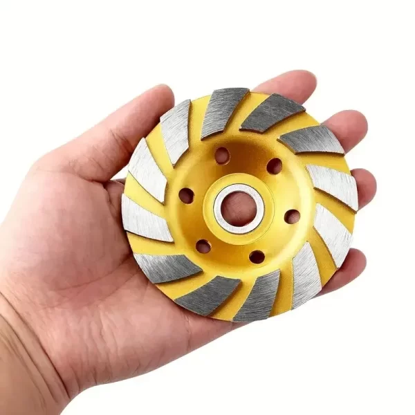 4 Inch Concrete Turbo Diamond Grinding Cup Wheel 12 Segs Heavy Duty Angle Grinder Wheels For Angle Grinder - Image 4