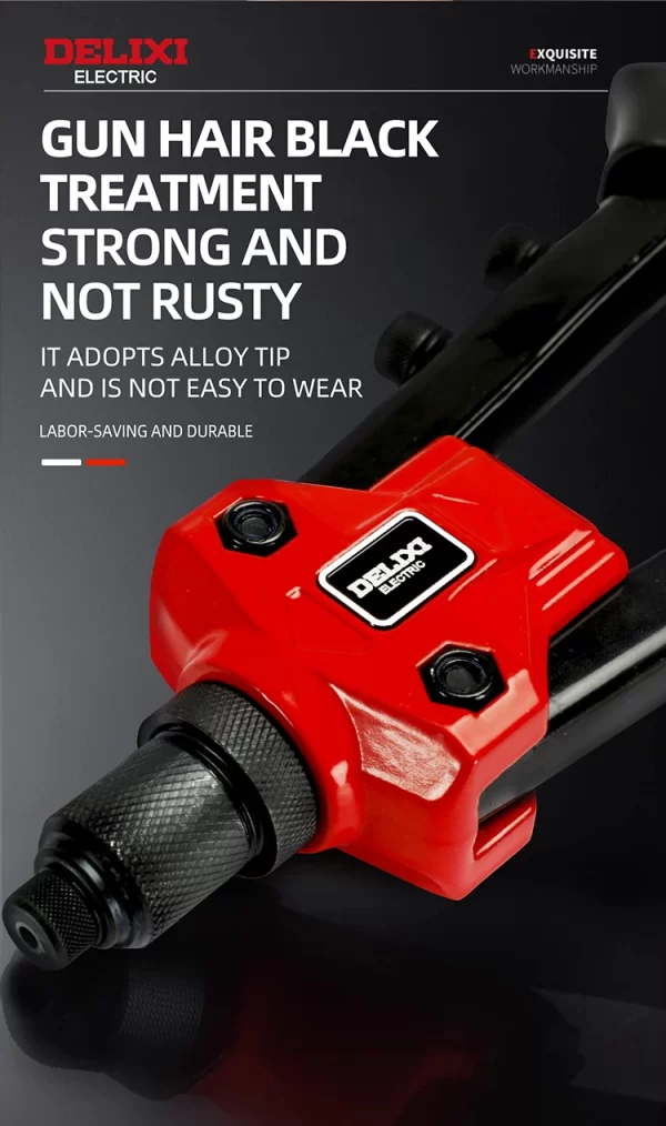 DELIXI ELECTRIC Rivet Gun，Manual Professional Pull Gun High Lever - Image 10