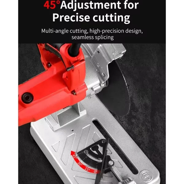 Mini Profile Cutting Machine 0-45 Degrees Table Cutter Mini Electric Saw Table Saw for Cutting Metal - Image 5