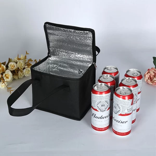 Portable Lunch Cooler Bag Folding Insulation Picnic Ice Pack Food Thermal Bag Drink Carrier Insulated Bags Beer Delivery Bag - Image 12