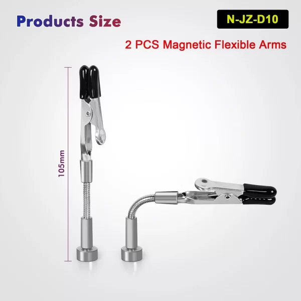 NEWACALOX Magnetic Mini Soldering Flexible Arm PCB Circuit Board Holder Soldering - Image 4
