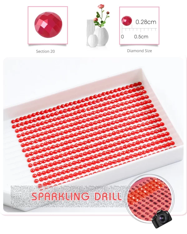 Huacan Diy Diamond Mosaic Winter Scnenery Rhinestone Pictures Full Round Square Drill Painting Landscape Kit - Image 10