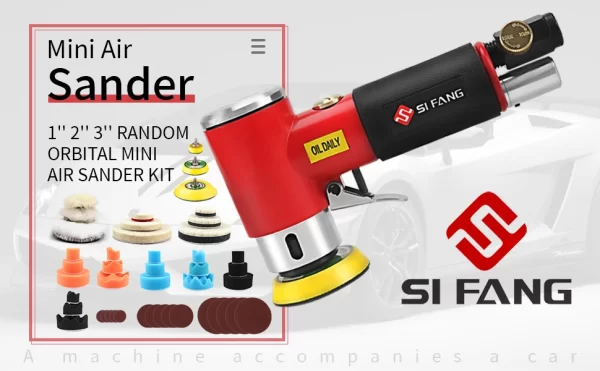 SIFANG Random Orbit Air Sander Mini Pneumatic Grinding Machine for Car Polishing - Image 10