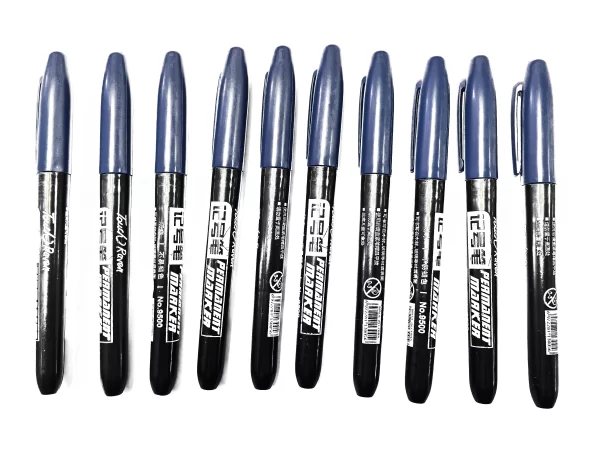 6 PCS Permanent Marker Pen Manga Drawing Markers Black Blue Red Waterproof - Image 13