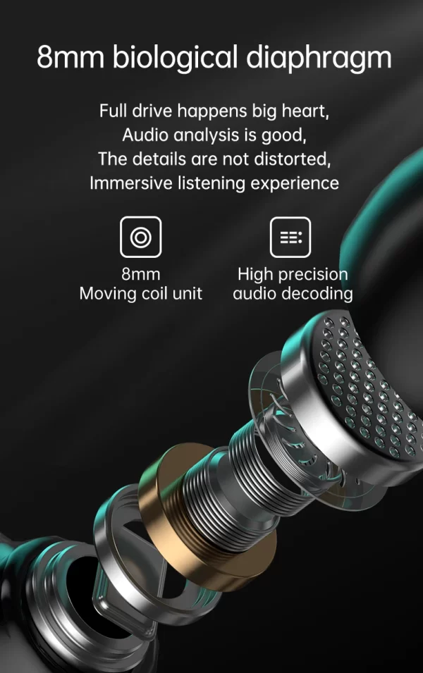 M25 Bluetooth 5.3 Earphones Noise Canceling Earbuds Wireless Headphones - Image 10
