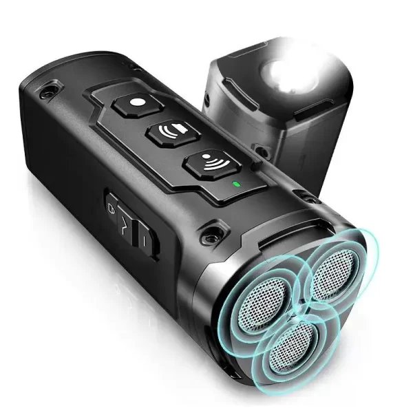2023 Release Pet Dog Repeller Ultrasonic Dog Training Device Rechargeable Anti Dog Bark Deterrent Device With LED Flashlight - Image 7