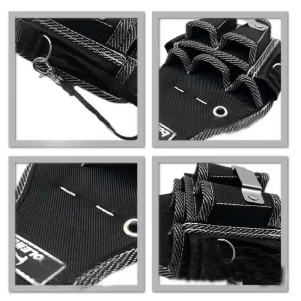 9 In 1 High Quality Tool Waist Pack Belt Utility Kit Holder Nylon Fabric - Image 13