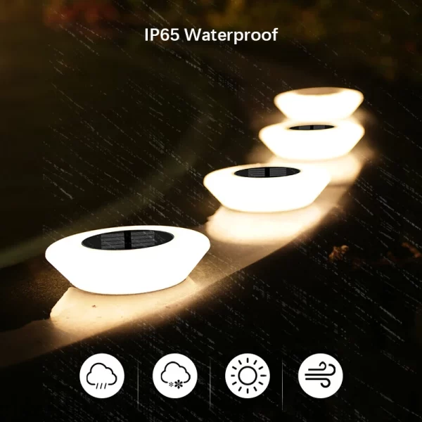1/4PCS Solar Outdoor Lights 14LED Waterproof Lawn Lamp,360° Floor Lighting - Image 4