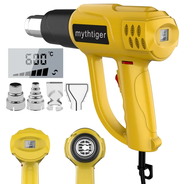 2000W Industrial Electric Hot Air Gun Digital Display Car Film Heat Gun Air Dryer for Soldering Thermal Blower Shrink Wrapping - Image 27
