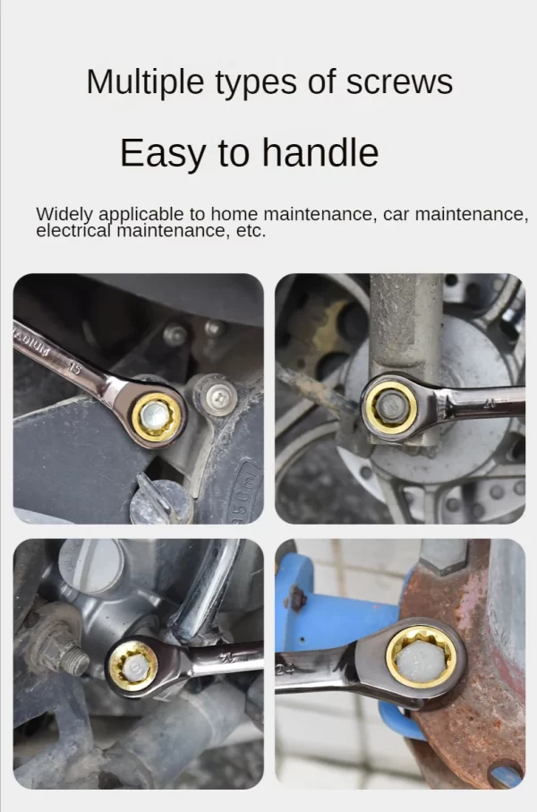 Universal Torx Wrench Adjustable Torque 8-22mm Ratchet Spanner - Image 5