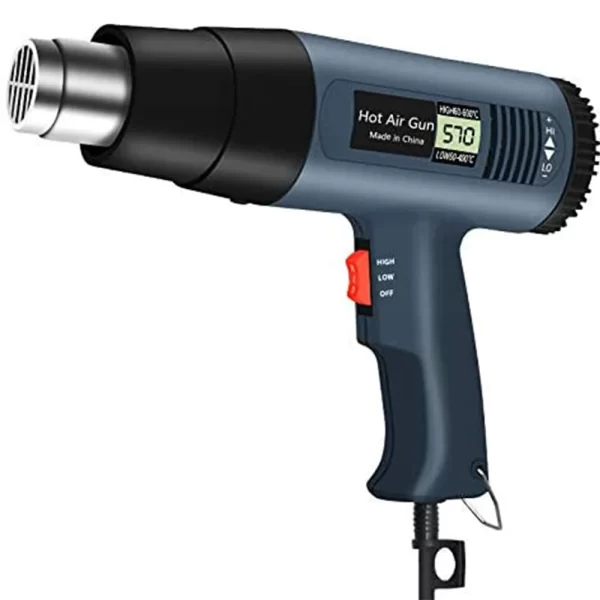 2000W Industrial Electric Hot Air Gun Digital Display Car Film Heat Gun Air Dryer for Soldering Thermal Blower Shrink Wrapping - Image 40