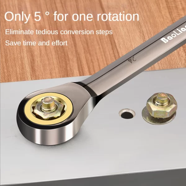 Universal Torx Wrench Adjustable Torque 8-22mm Ratchet Spanner - Image 2