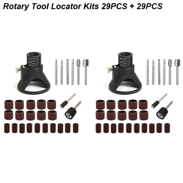 Rotary Router Milling Cutter Guide Attachment Twist Drill Bit Wood Carving Tool Kit Dedicated Locator - Image 10