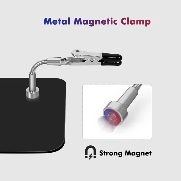 NEWACALOX Magnetic Mini Soldering Flexible Arm PCB Circuit Board Holder Soldering - Image 3