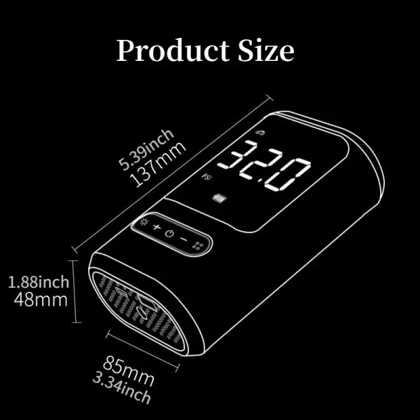 1pc Wireless Car Air Compressor Air Pump Electric Tire Inflator Pump - Image 29
