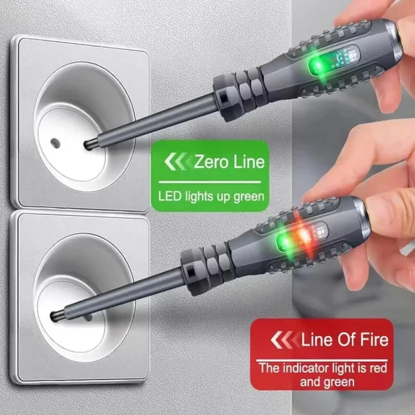 2-in-1 Screwdriver Electricity Detector Light Display Voltage Test Pen Electricity Detection Screwdriver - Image 13
