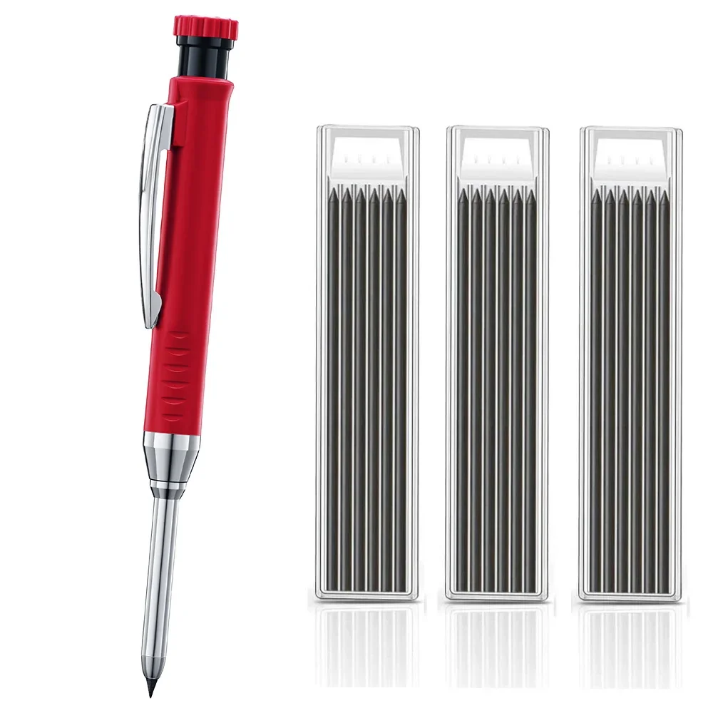 Solid Carpenter Mechanical Pencil with Sharpener - Image 8