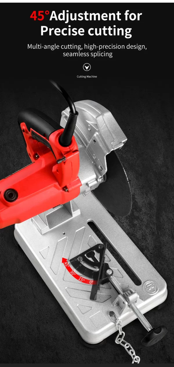 Mini Profile Cutting Machine 0-45 Degrees Table Cutter Mini Electric Saw Table Saw for Cutting Metal - Image 16
