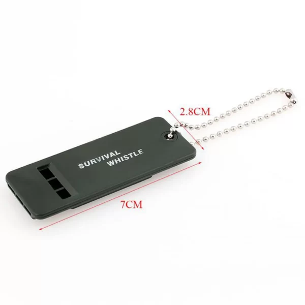 1-10PCS 3-Frequency Whistle High Decibel Survival Whistle Emergency Survival Tool - Image 6