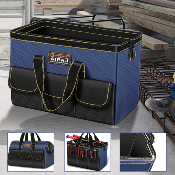 AIRAJ Multifunctional Tool Bags 1680D Oxford Cloth Electrician Bags Waterproof - Image 4