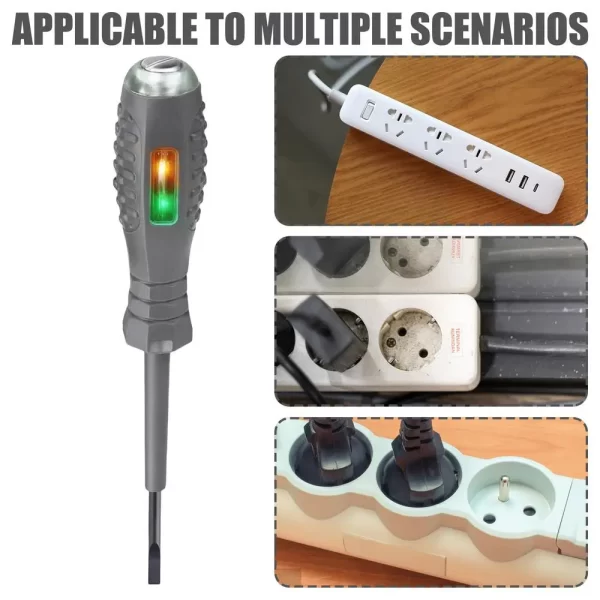 2-in-1 Screwdriver Electricity Detector Light Display Voltage Test Pen Electricity Detection Screwdriver - Image 9