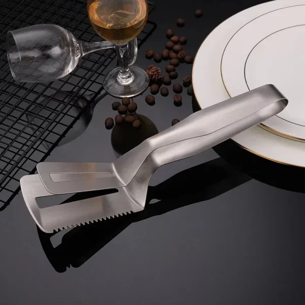 Kitchen BBQ Cooking Tools - Fried Shovel, Barbecue Clip, Tongs for Bread, Steak, Meat, and Vegetable