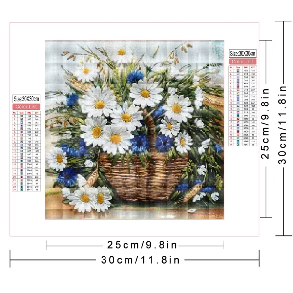 AZQSD Diamond Embroidery 5d Daisy Flower Mosaic Handicrafts Home Decor Diamond Painting Floral - Image 2