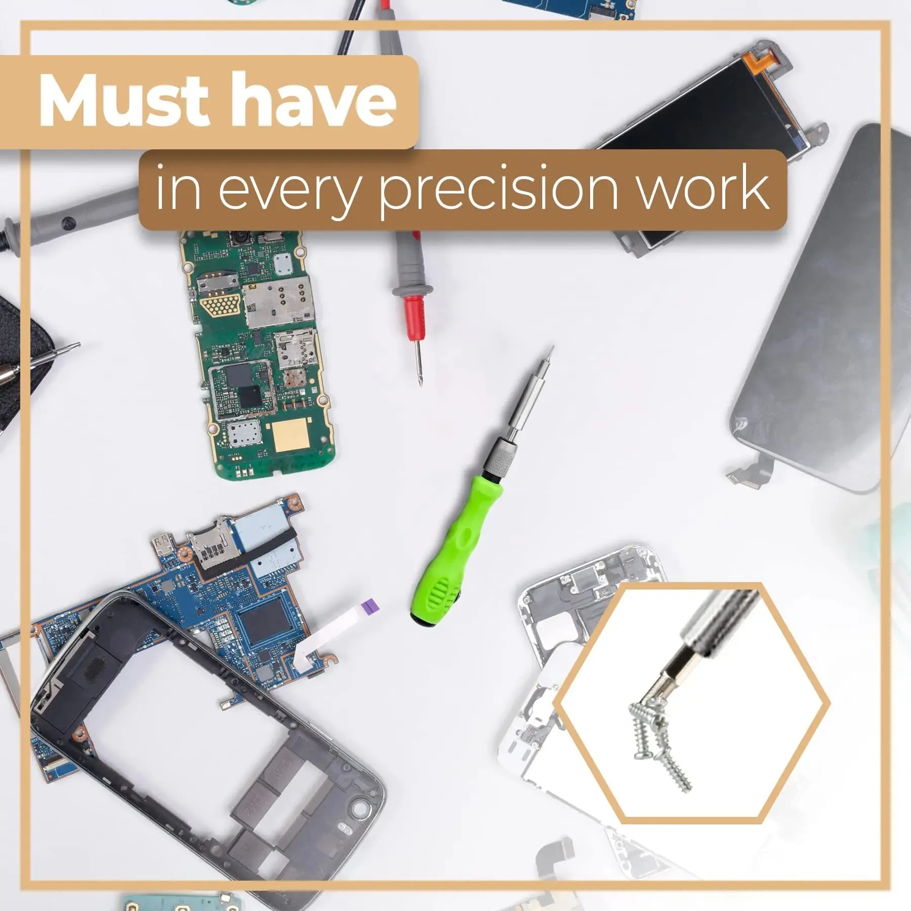 Mini 32-in-1 Precision Screwdriver Set Magnetic Phillips Bits Multifunctional Hand Repair Tool Kit - Image 3