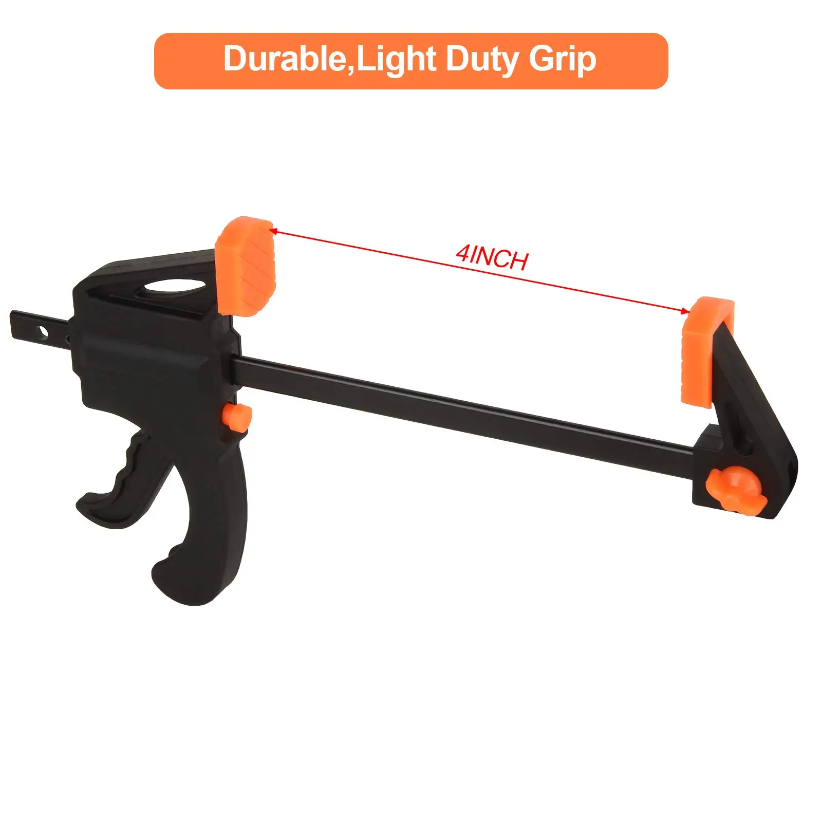 5/2pcs Woodworking Work Bar 4 Inch Clamp Clip Set Hard Quick Ratchet Release - Image 7