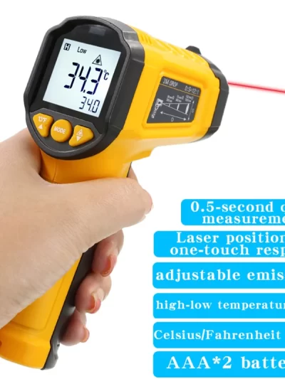 TS380 Infrared Non-Contact HYTAIS Thermometer Handheld Industrial High-Precision Electronic Temperature Gauge TS600
