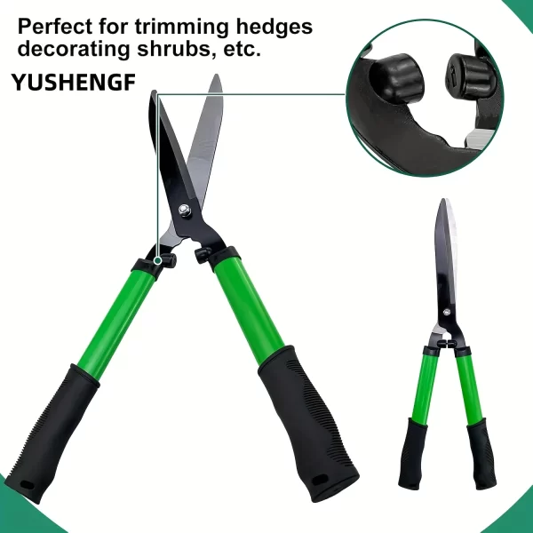 3pcs/set Garden Tools Set Lopper Pruning Shear Garden Scissors green Portable Pruning Shears - Image 13