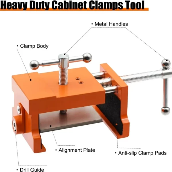 Cabinet Clamps Cabinet Installation Clamps Easy to Operate Cabinetry Clamps Cabinet Face Frame Clamps - Image 2