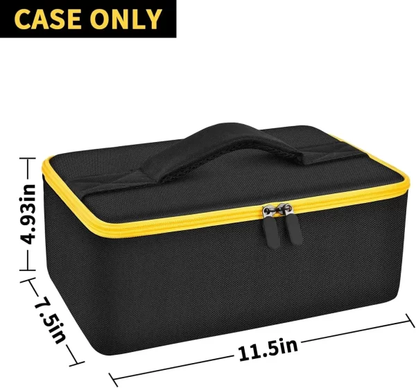 Compatible with DEWALT 20V MAX Cut Off Tool 3 in 1 Brushless (DCS438B), Storage bag case Carrying Holder Organizer (case only) - Image 5