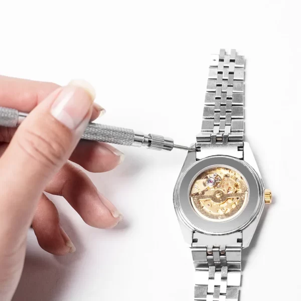 Watch Link Removal Tool Kit Watch Repair Kit Bracelet Adjustment Watch Strap Link Remover Watch Battery Replacement Tool Kit - Image 9