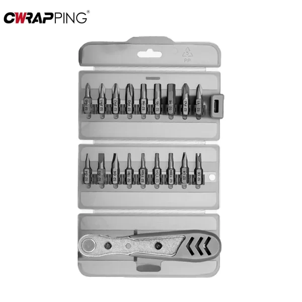 Small Tools Sets Ratchet Wrench Set Bookcase Air Conditioning Tool Kit - Image 3