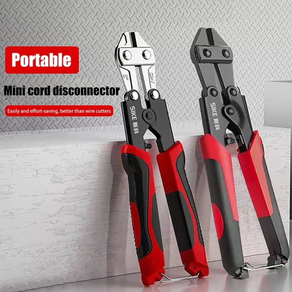 1pc Mini Bolt Cutter, Made Of Chrome-Vanadium Alloy Steel - Image 2