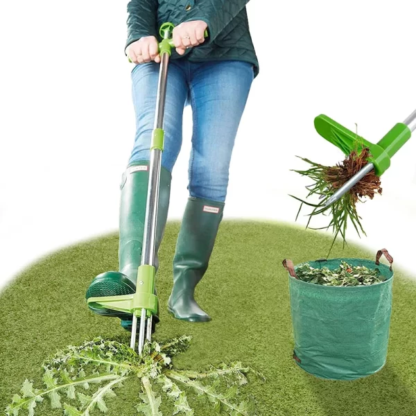 Long Handle Weed Remover Durable Garden Lawn Weeder Outdoor Yard Grass Root Puller - Image 6