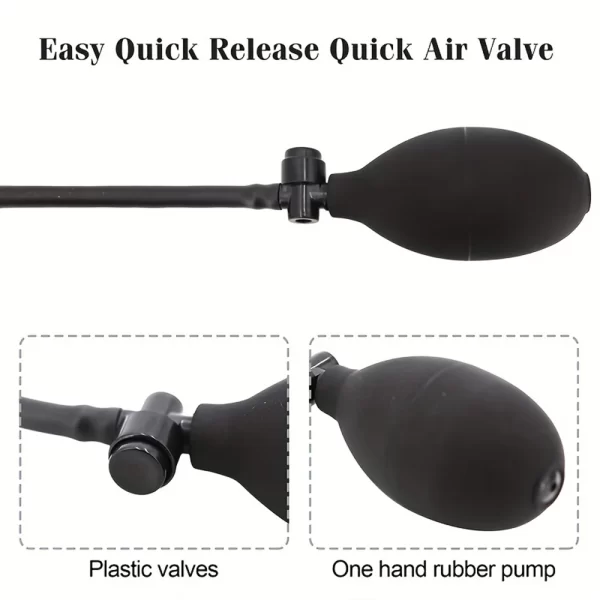Air Wedge Bag, 3 Piece Strong Commercial Grade air bag Pump Professional Leveling Kit - Image 12