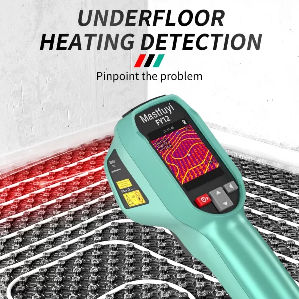 MASTFUYI FY12 Handheld Thermal Imager -20~550°C 15 False Color Non-contact Temperature Measurement 50×50° - Image 12
