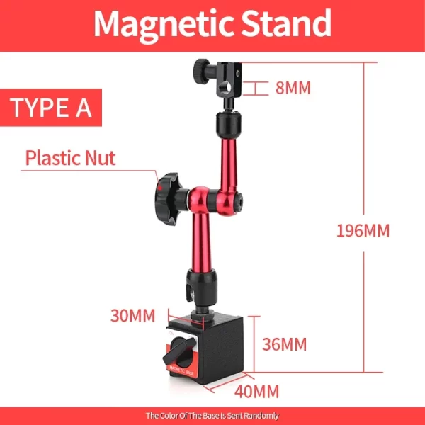 Dial Indicator Magnetic Holder Dial Bore Gauge Magnetic Stand Base Micrometer Measure Tools - Image 15