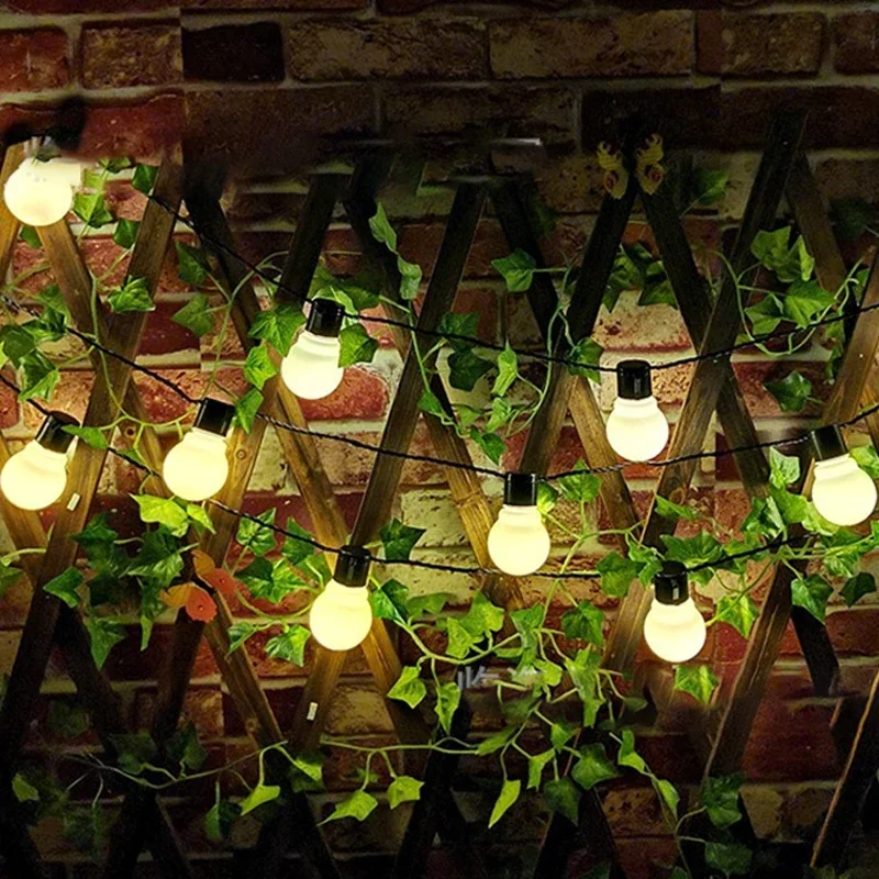 5/7/12M Led Globe Solar Fairy String Lights Christmas Garland Street Wedding Bulb Lamps Outdoor - Image 3