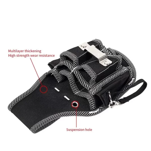 9 In 1 High Quality Tool Waist Pack Belt Utility Kit Holder Nylon Fabric - Image 16