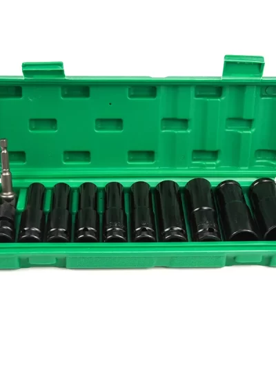 Impac Socket Set w/ 1/2" & 3/4" Drive for Electric & Pneumatic Impact Wrench - Heavy Duty Universal Sockets for Air Power Tools