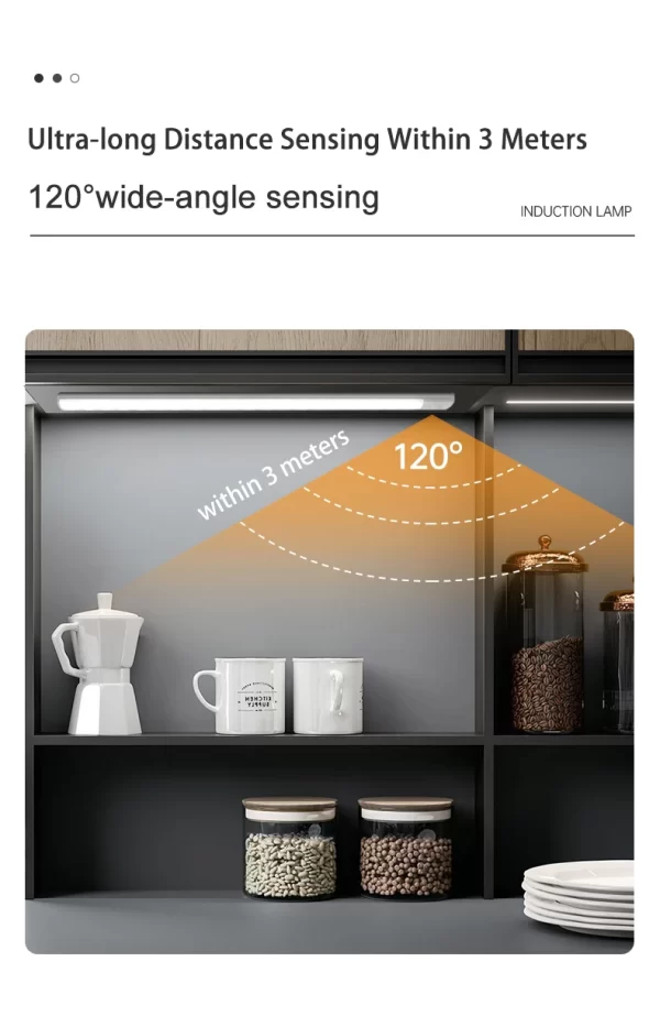 LED Cabinet Light USB Type-C Rechargeable Motion Sensor Led Lamp for Kitchen Wardrobe Cabinet Lighting 20cm/30cm/40cm/50cm/60cm - Image 21