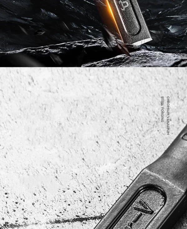 6/8/10/12 Inch Chrome Vanadium Steel Stone Flat Chisel With Hand Guard - Image 11