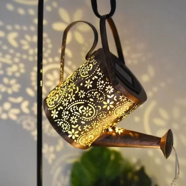 Solar Watering Can with Lights Outdoor Solar Garden Lights Garden Decroation Solar Lights - Image 11