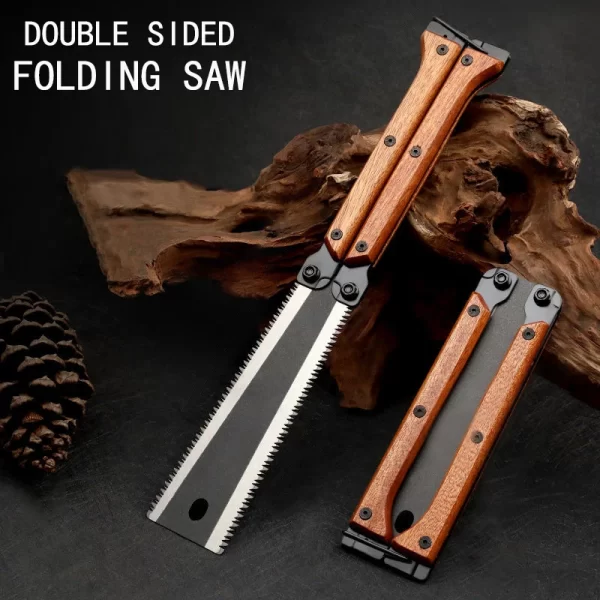 Multifunctional Folding Butterfly Saw Double-sided Grinding Hand Saw