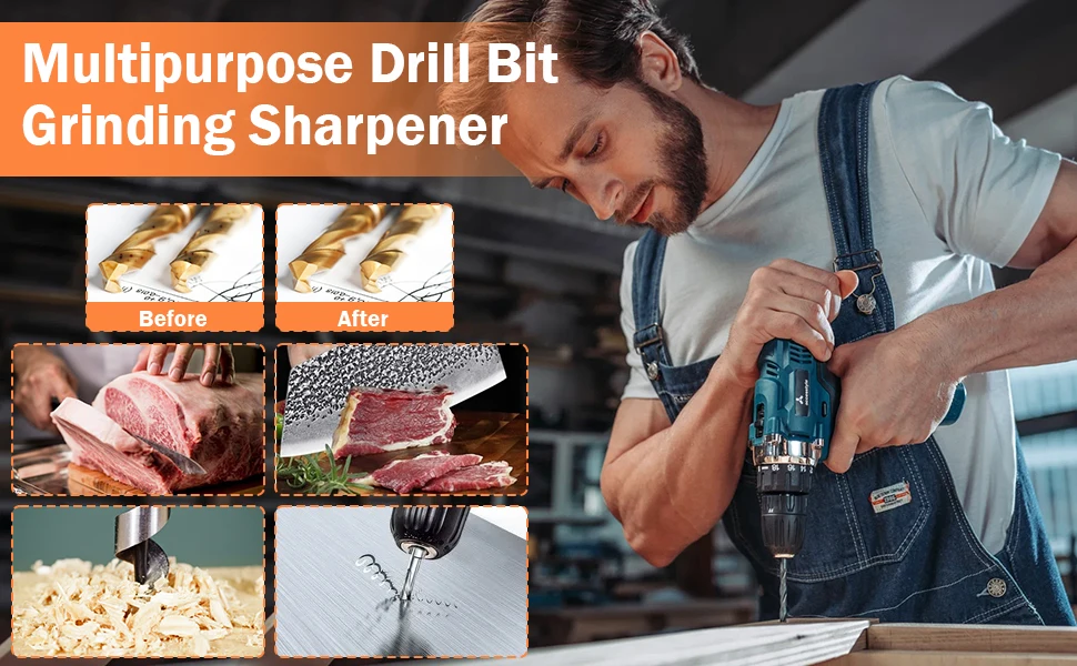 Multipurpose Drill Bit Grinding Sharpener ,Electric Impact Drill Knife Sharpener - Image 8