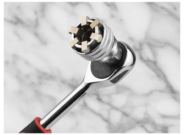 Universal sleeve 3/8 inch 10-19 mm Adjustable Hex universal Socket Torque Ratchet  Wrench - Image 16